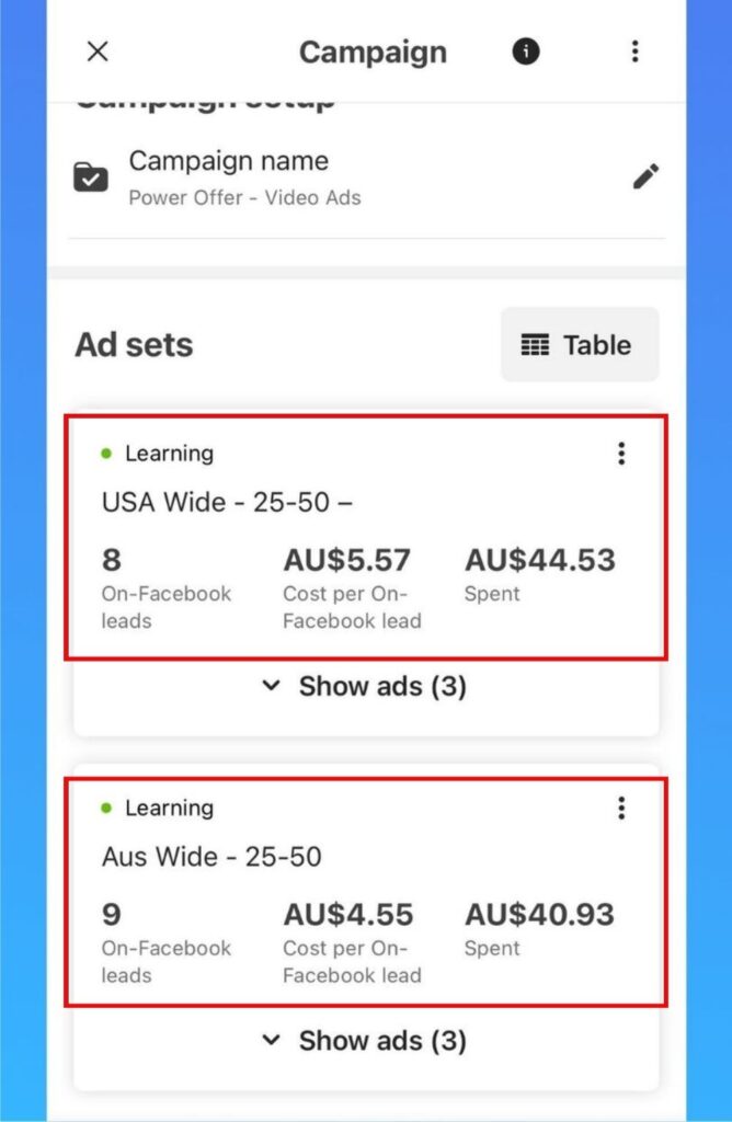 Lead-generation results: original published client evidence
