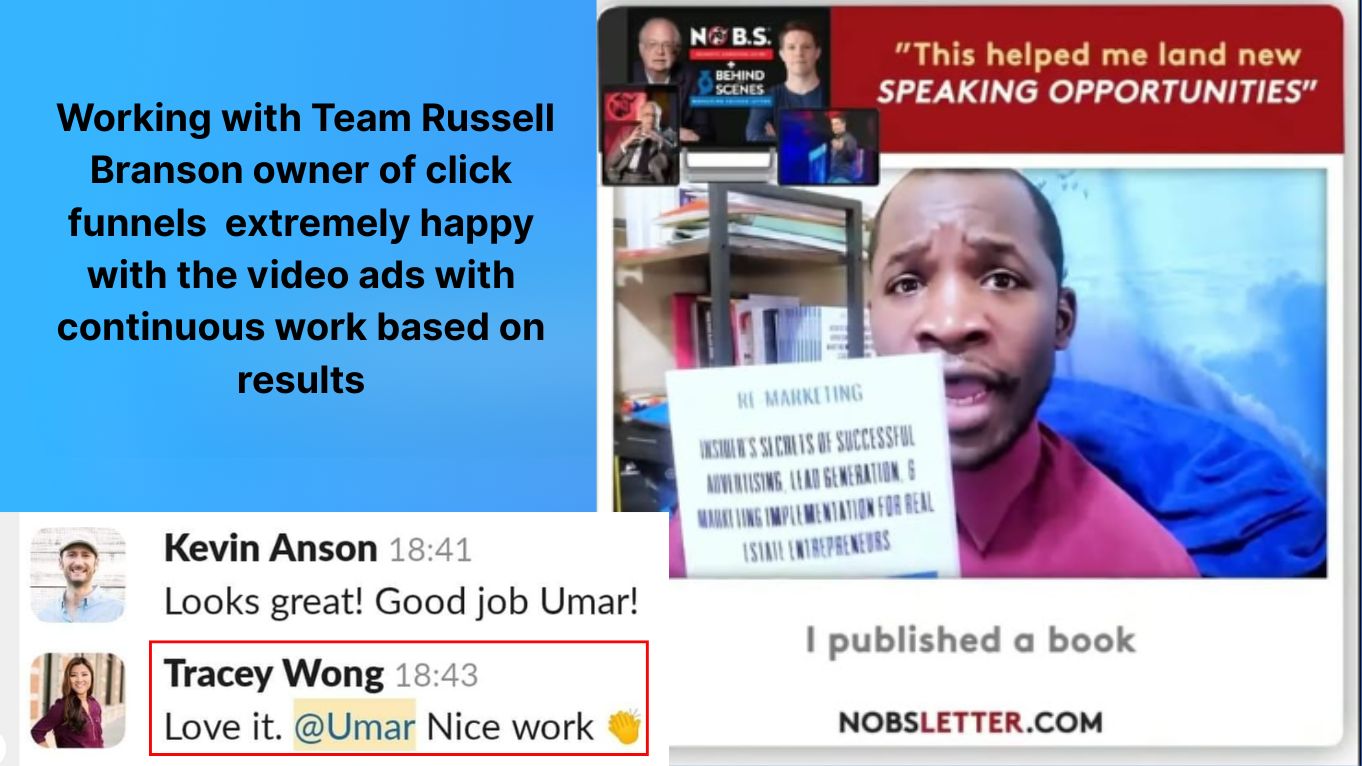 Kevin Anson & Tracey Wong: original published client evidence